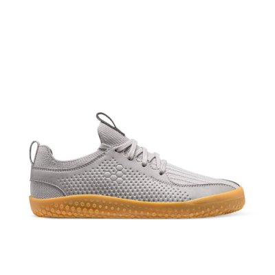 Vivobarefoot Primus Knit II - Junioři Školní Obuv Šedé (SHP694032)